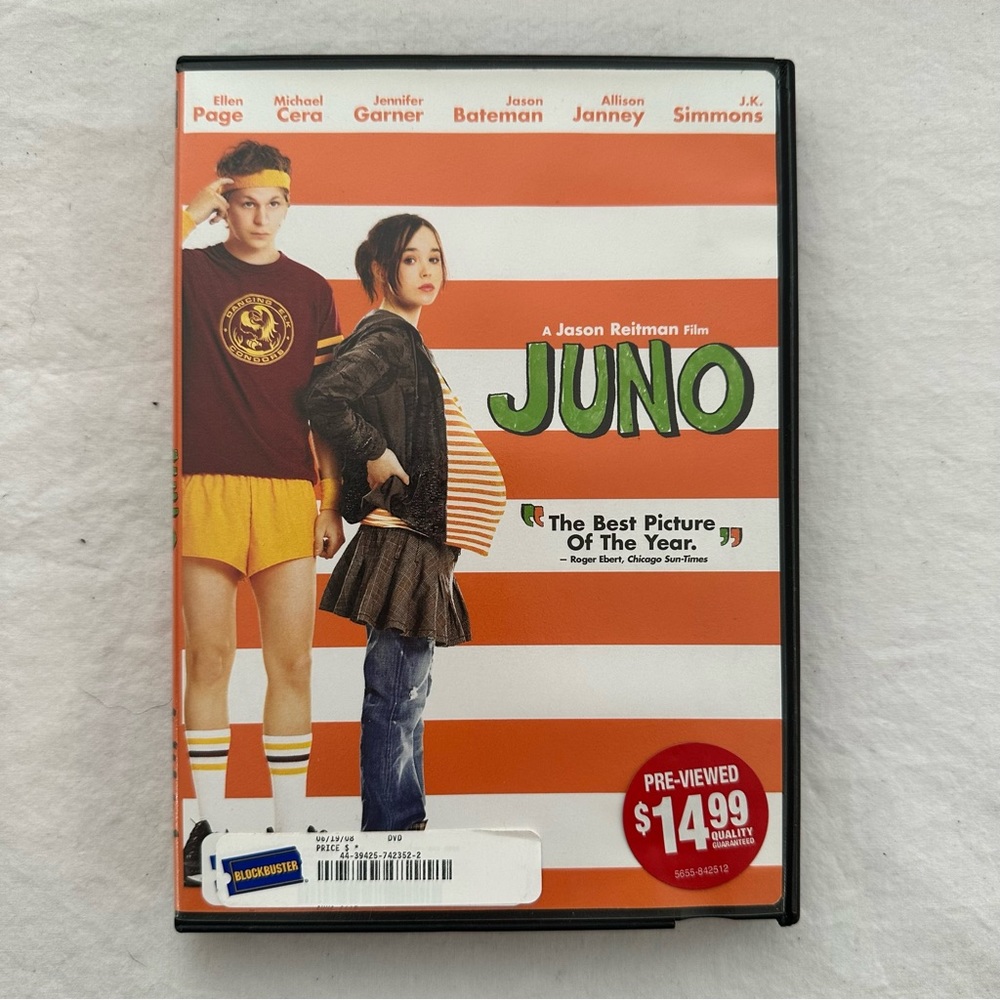 Juno DVD - Best Pic of the Year